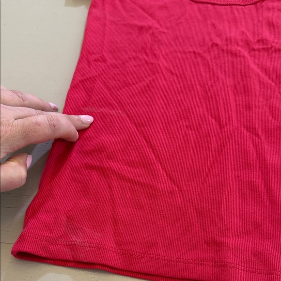 Madewell (Re)generative Cotton Ribbed Scoopneck Tee Size XS - Picture 10 of 13